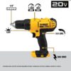 DEWALT 20V MAX Cordless Drill and Impact Driver, Power Tool Combo Kit with 2 Batteries and Charger (DCK240C2) - Image 3