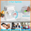 3 In 1 Fan Air Conditioner Household Small Air Cooler Led Night Light Portable Humidifier Air Adjustment Fan Office Home Fan New - Image 5