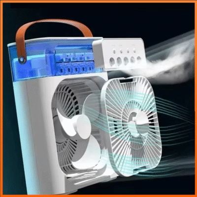 3 In 1 Fan AIr Conditioner Household Small Air Cooler LED Night Light Portable Humidifier Air Adjustment Fan Office Home Fan New
